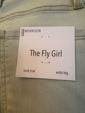 The Fly Girl Mid-Rise Wide Leg Jeans - Light Wash